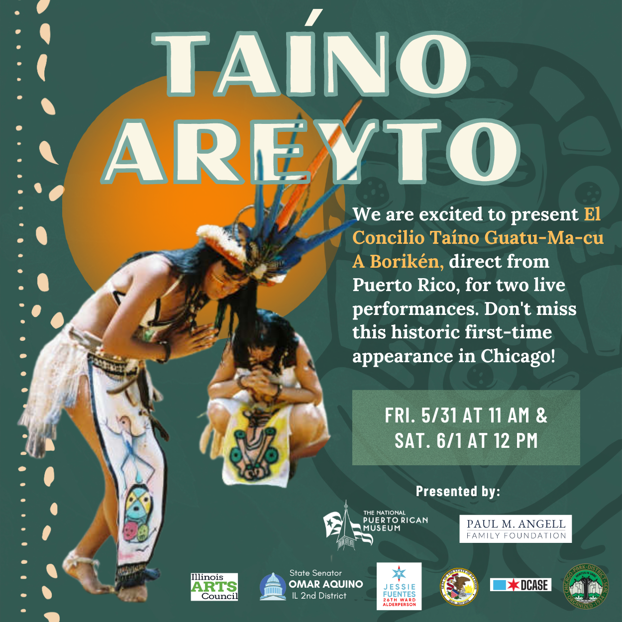 Taíno Areyto in Humboldt Park! – National Museum of Puerto Rican Arts and  Culture